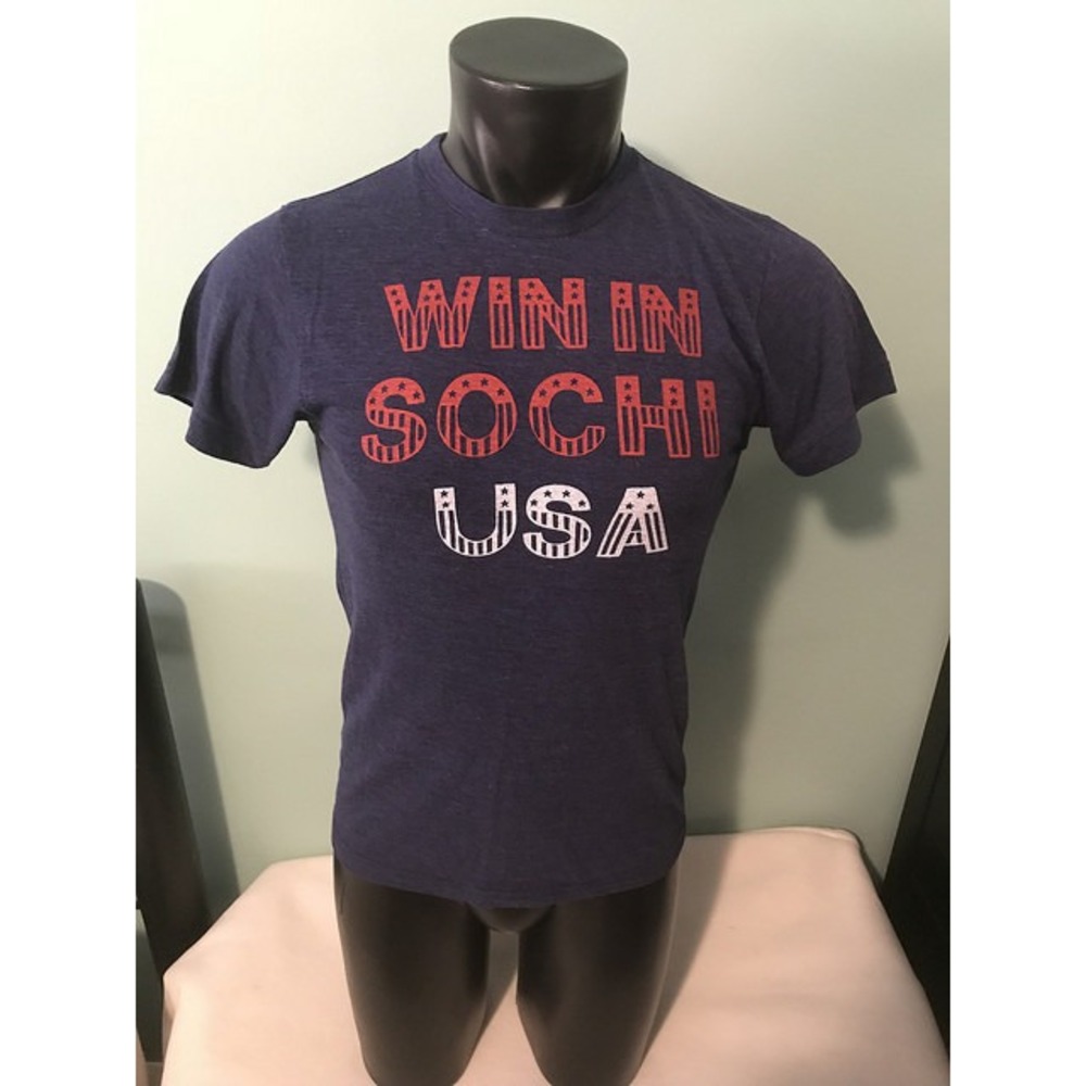 Homage Win in Sochi USA 2014 Winter‎ Olympics Shirt Adult Small